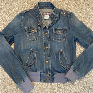 Vintage Bongo Y2K Blue Denim Jacket